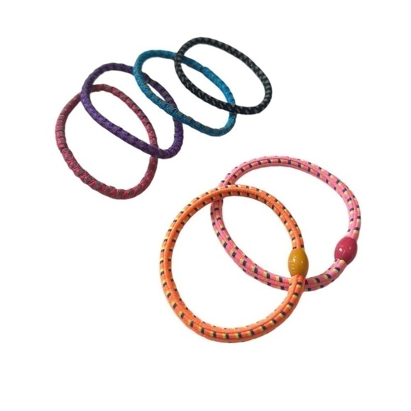 NWOT Pack of 6 Colorful Hairties - Picture 2 of 5